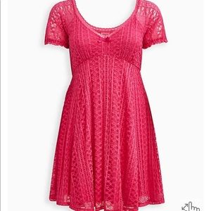 Pink Betsey Johnson dress by Torrid sz 14